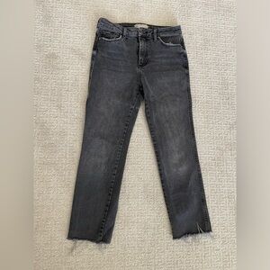 Free people straight leg crop jean 27